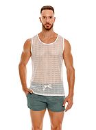 Men's tank top, knit net